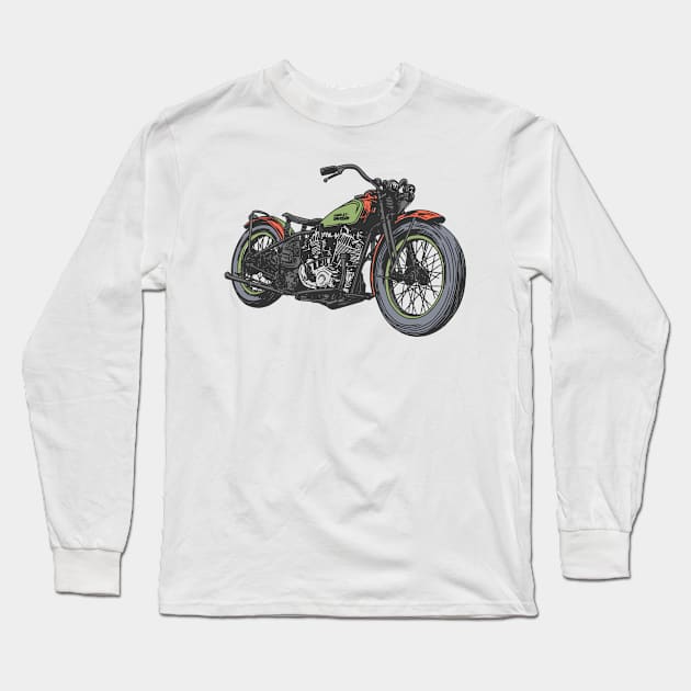 Custom Bike Long Sleeve T-Shirt by nerdgonalley